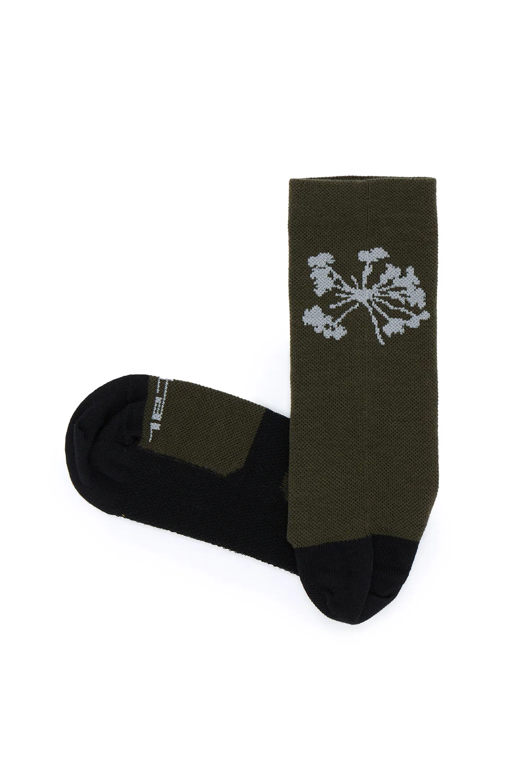 Portal Pattern Active Socks - Dark Olive - Image 2