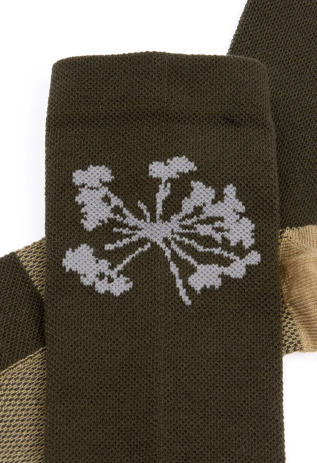 Portal Pattern Active Socks - Dusky Green - Image 7