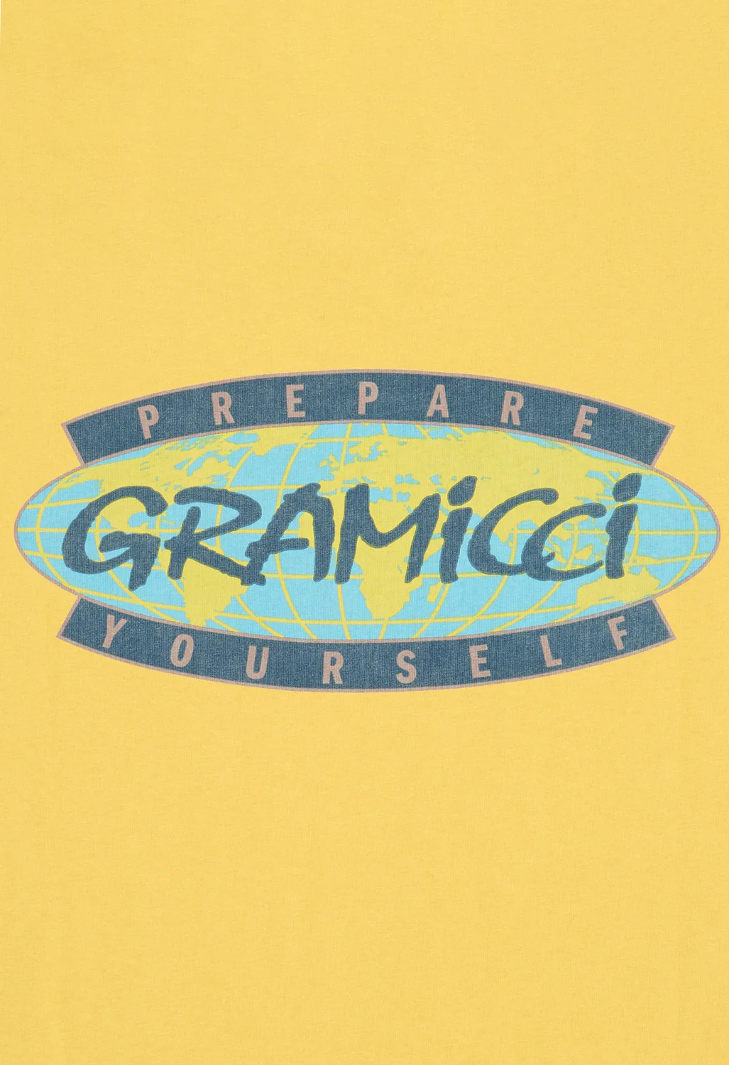 Gramicci Prepare Yourself Tee - Deep Yellow - Image 4