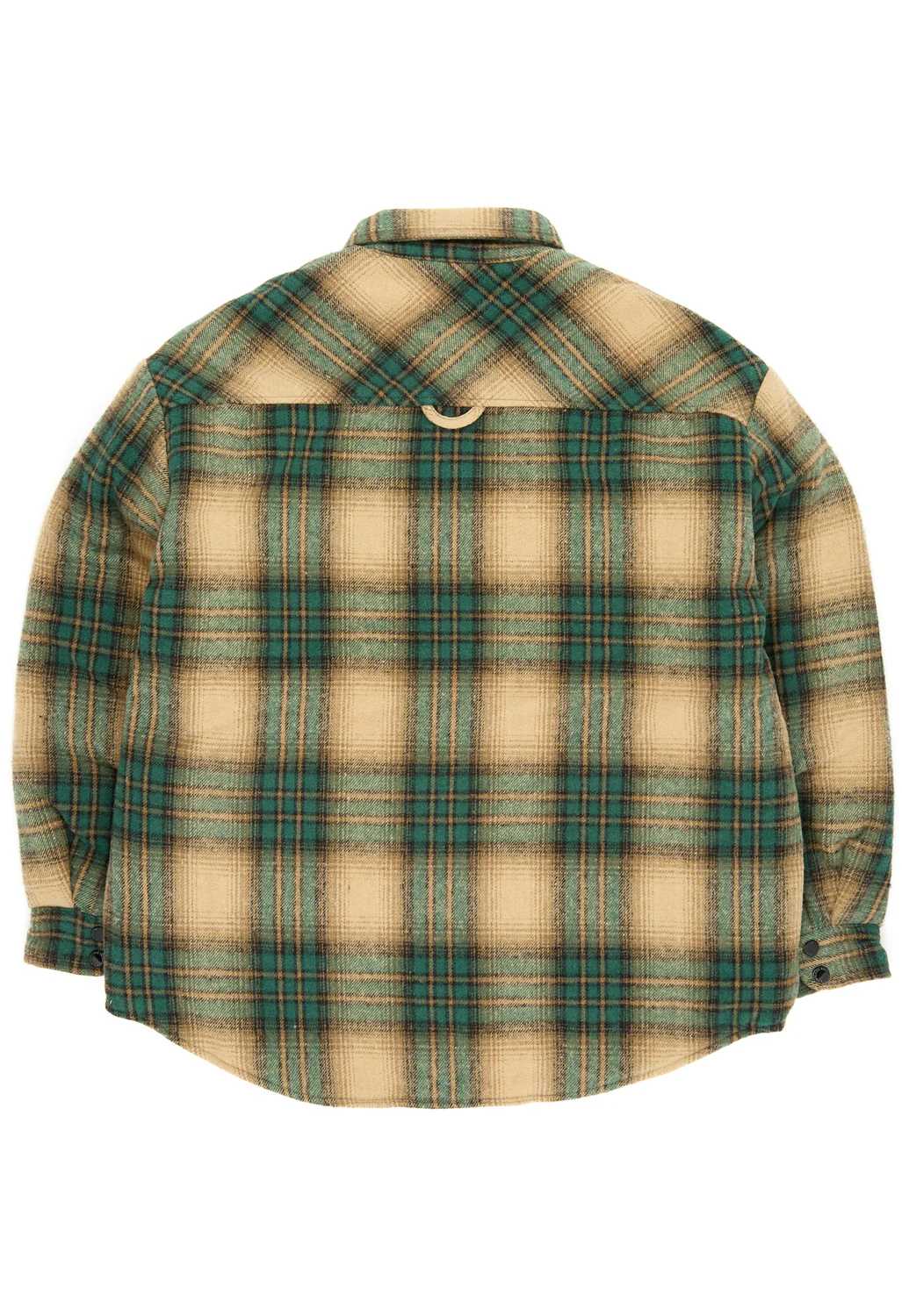Stan Ray Quilted Plaid Overshirt - Olive Plaid - Image 2