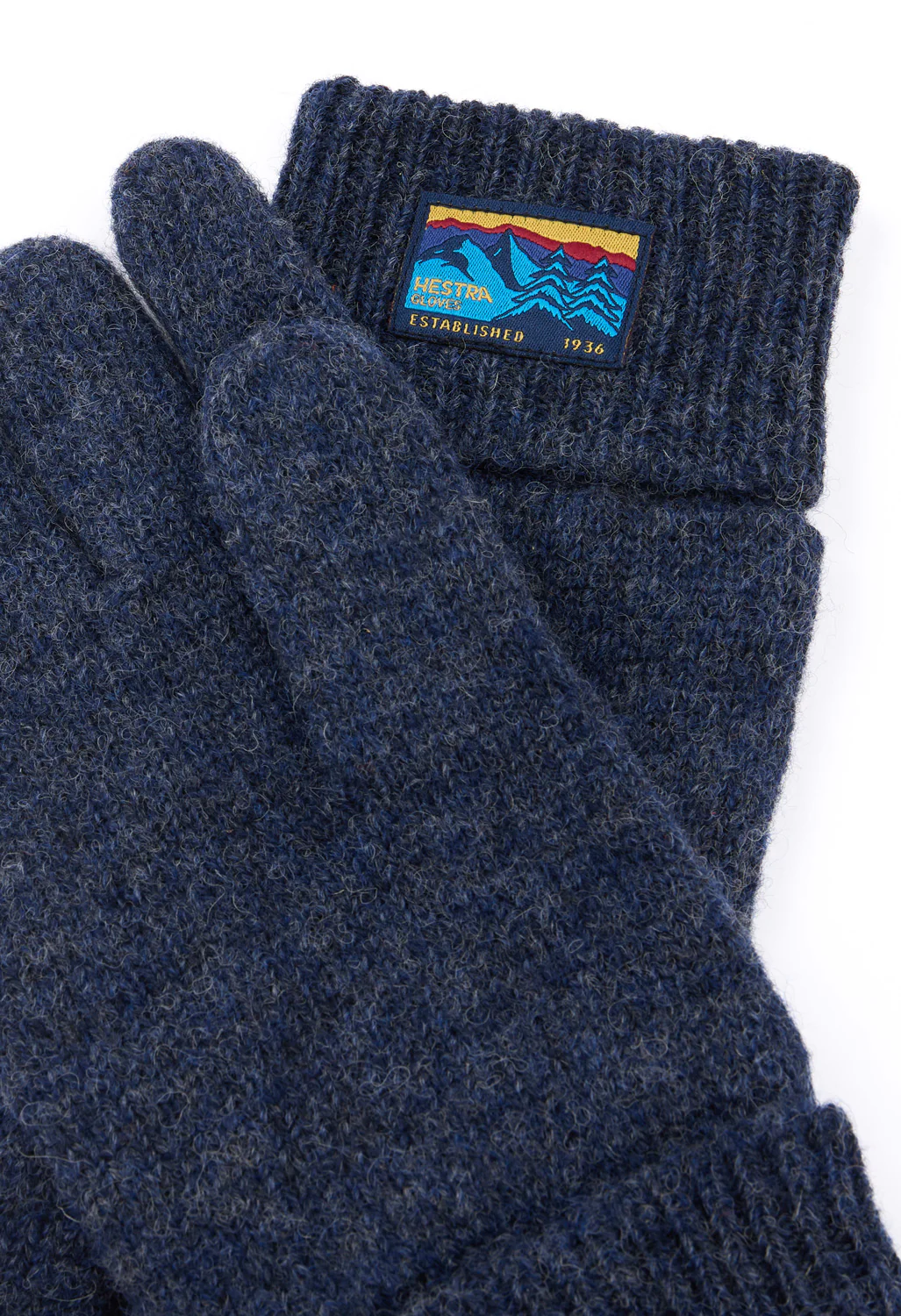 Hestra Raggwool Gloves - Navy - Image 2