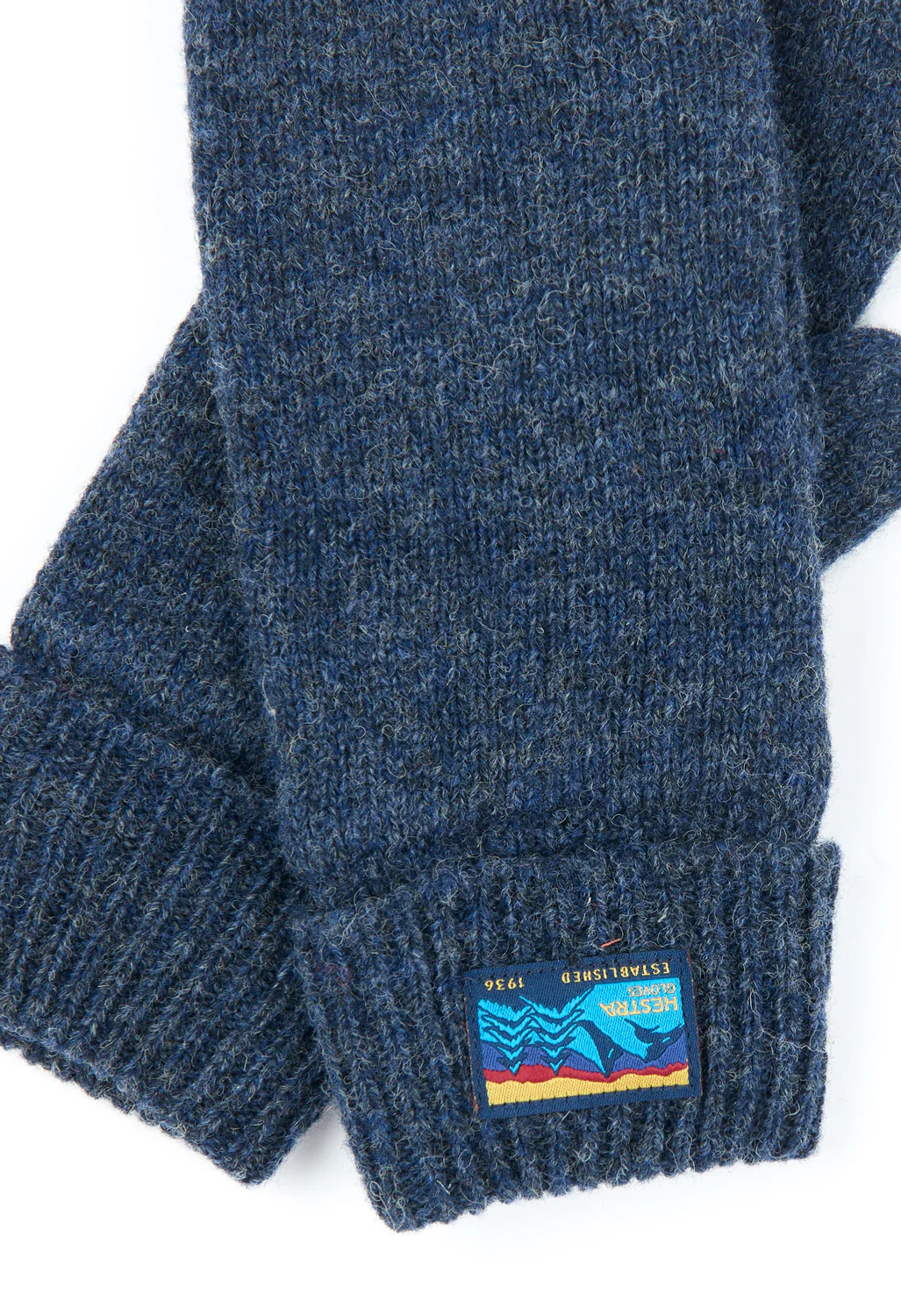 Hestra Raggwool Mitts - Navy - Image 2