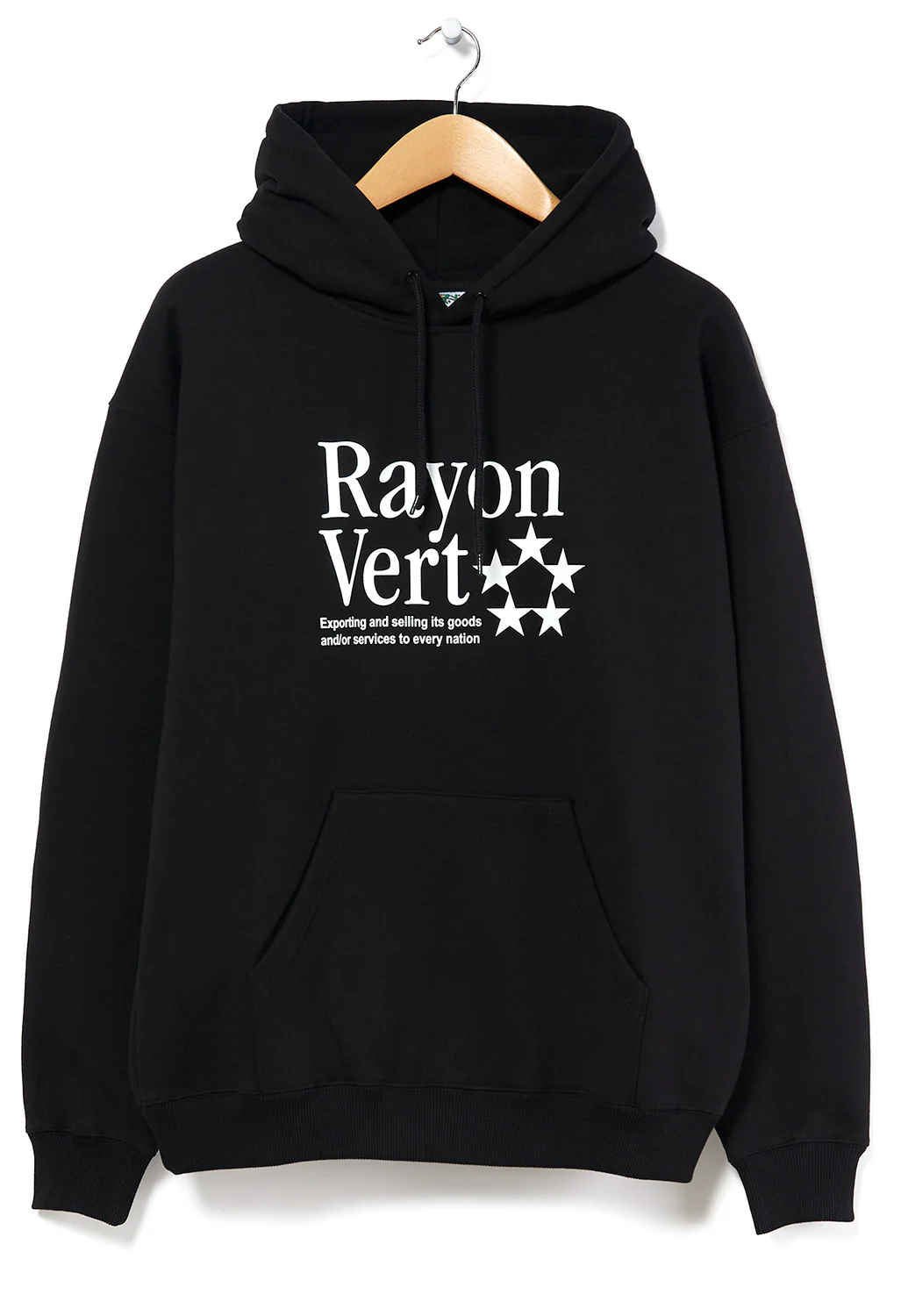 Rayon Vert International Hoodie - Golgotha Black