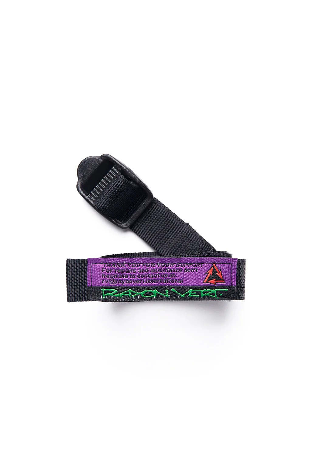 Rayon Vert Ladderlock Belt 2cm - Golgotha Black