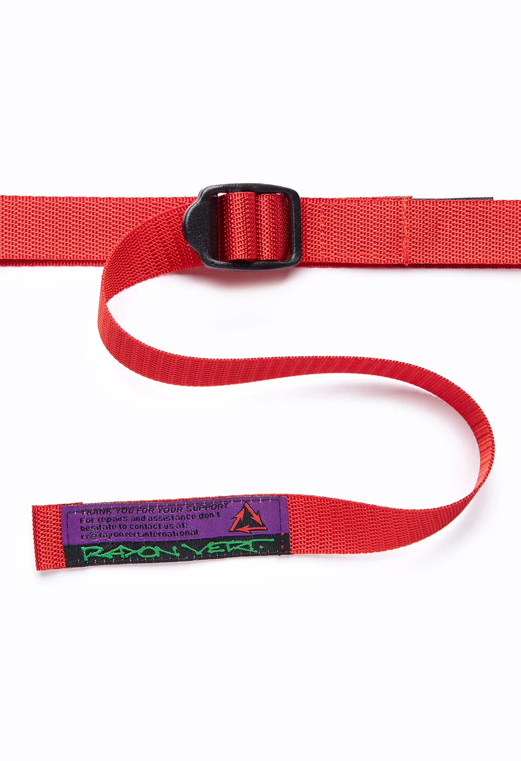 Rayon Vert Ladderlock Belt 2cm - Mystic Red - Image 2