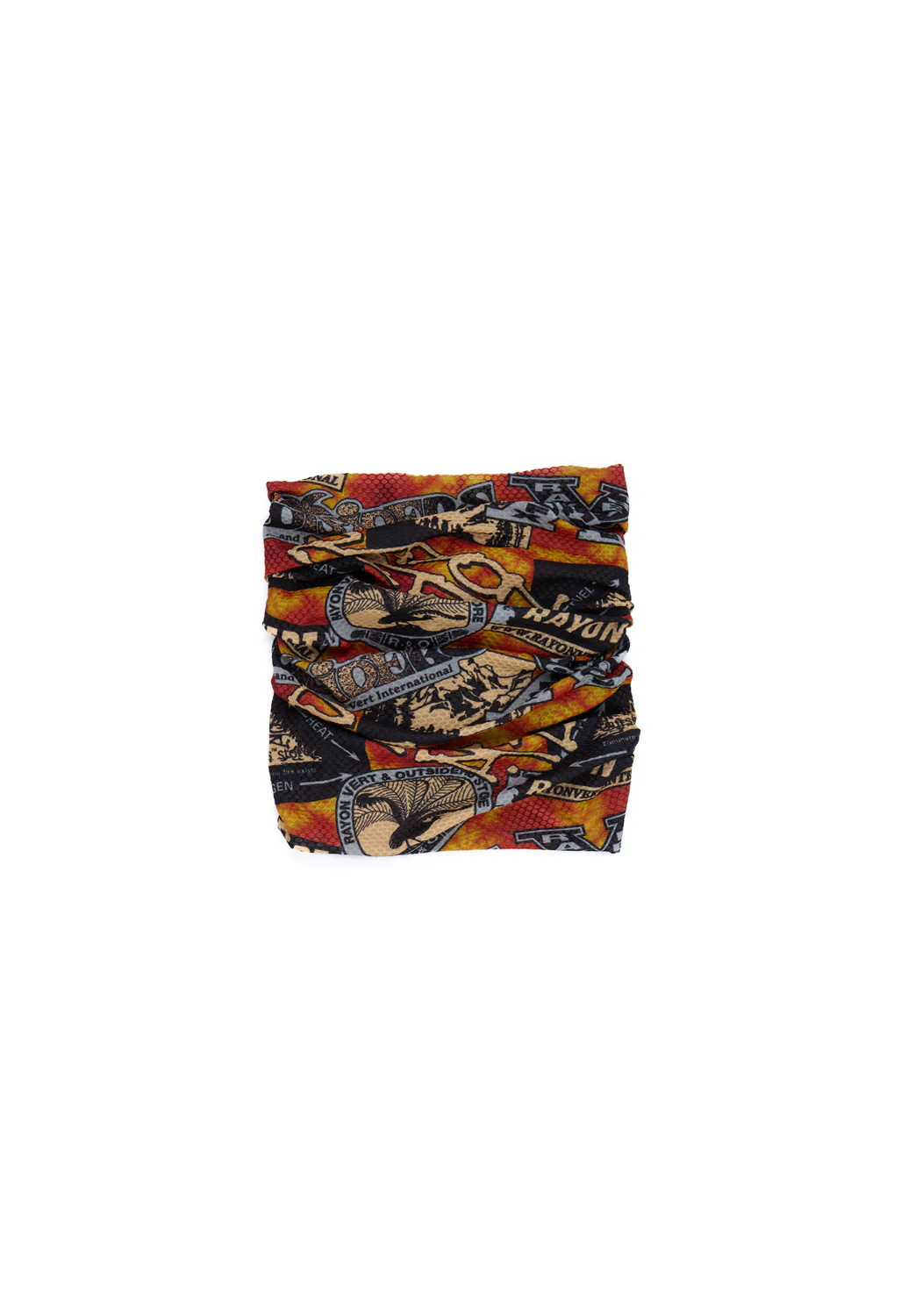 Rayon Vert x Outsiders Store Mesh Head Gaiter - Sunrise Red - Image 3