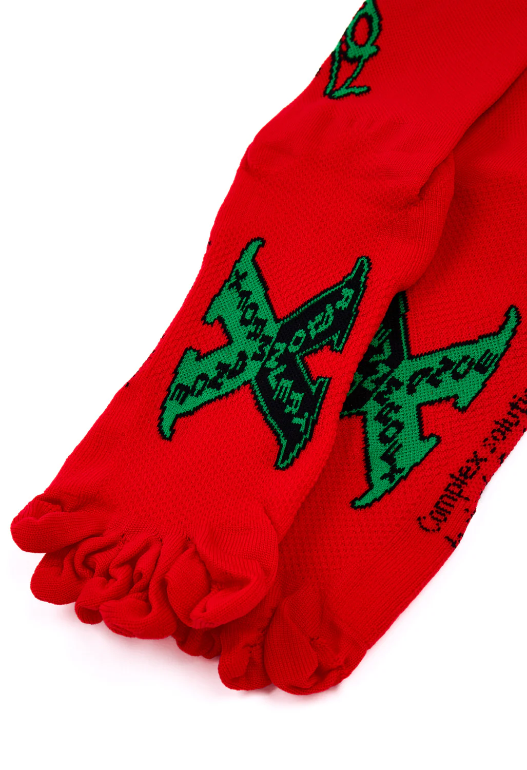 Rayon Vert Rot Socks - Blood Red - Image 2