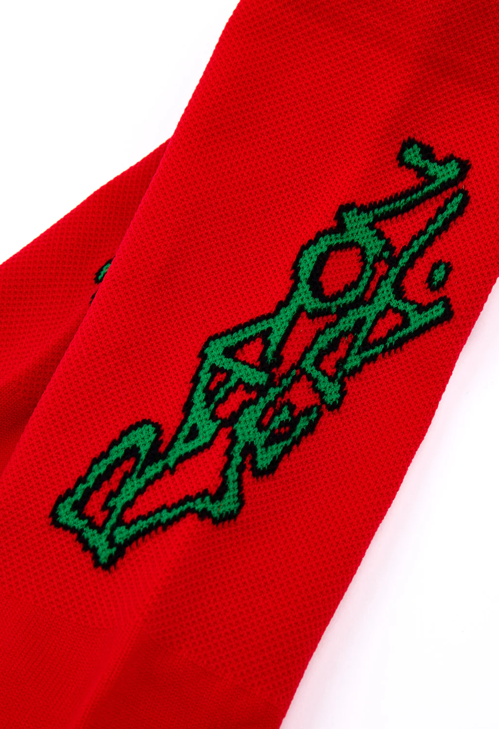 Rayon Vert Rot Socks - Blood Red - Image 3