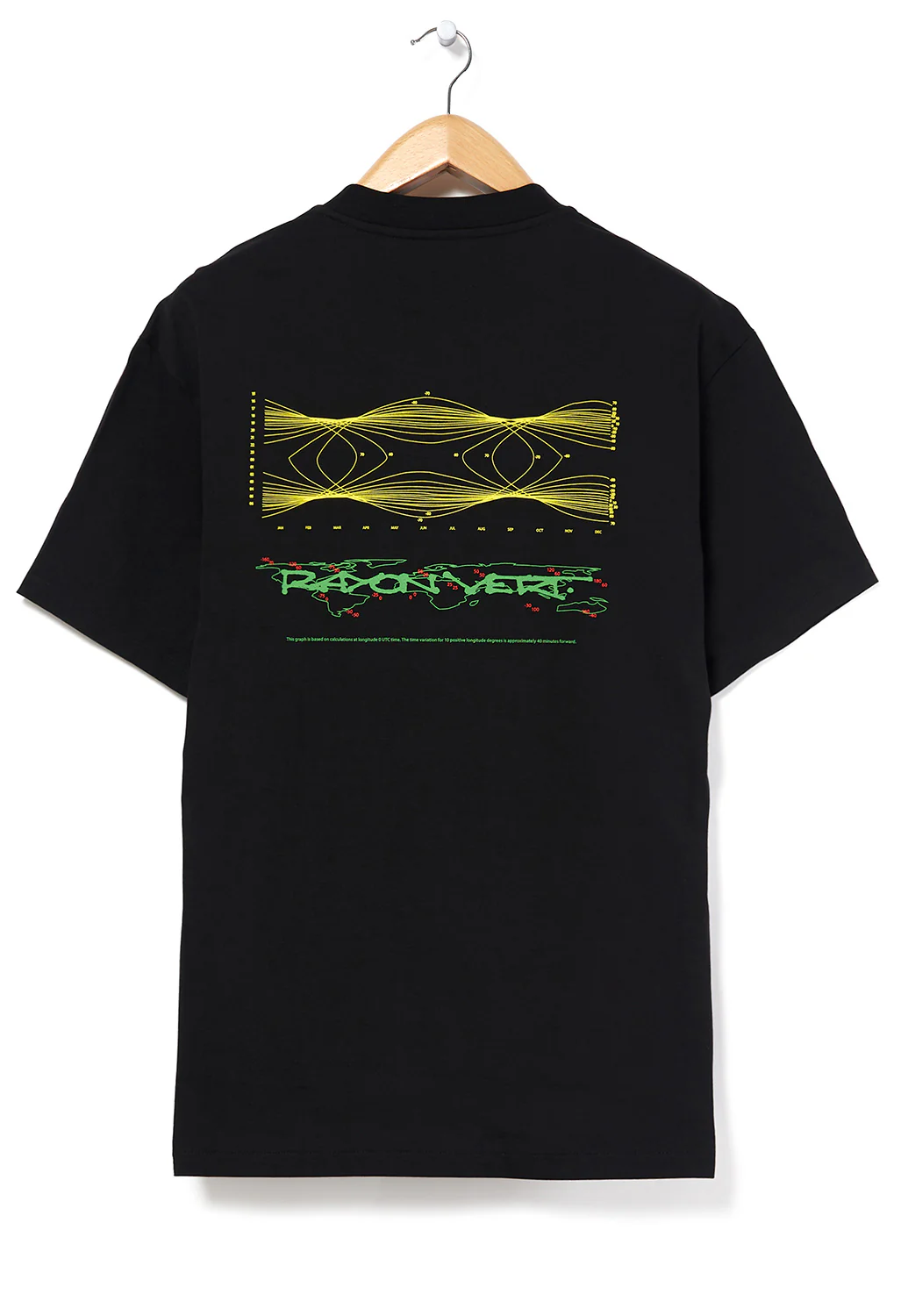 Rayon Vert Sun T-Shirt - Golgotha Black
