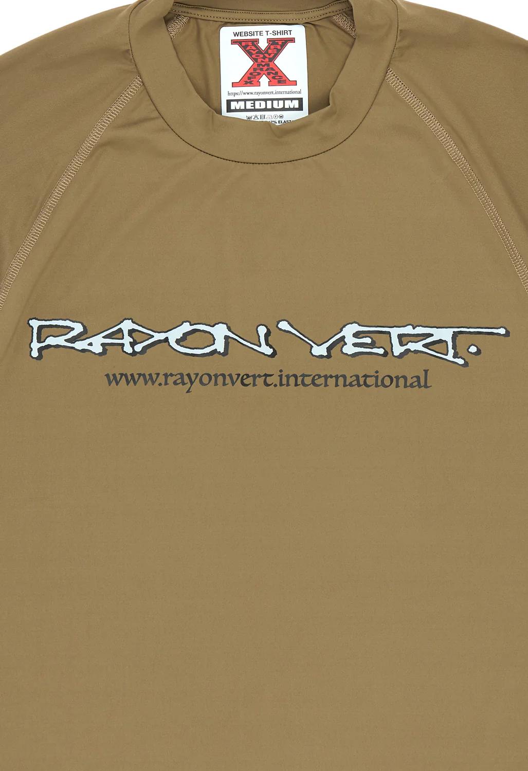 Rayon Vert Website Xformance T-Shirt - Vomit Brown - Image 4