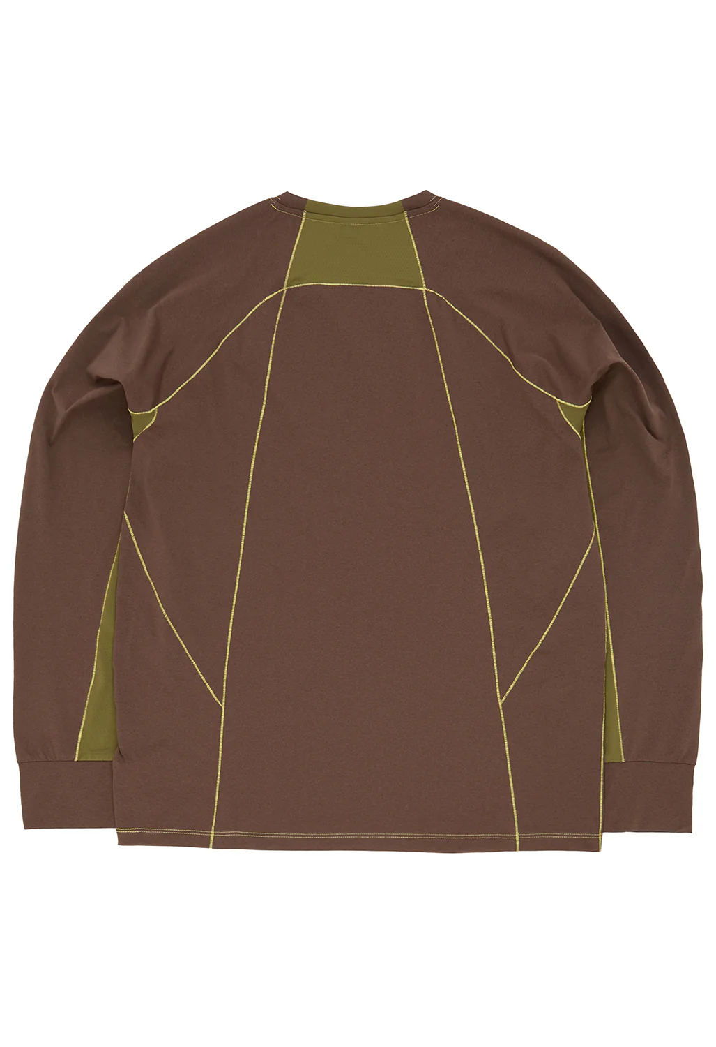 Karma8a REAL Cutout Long Sleeve Training Tee - Brown - Image 2