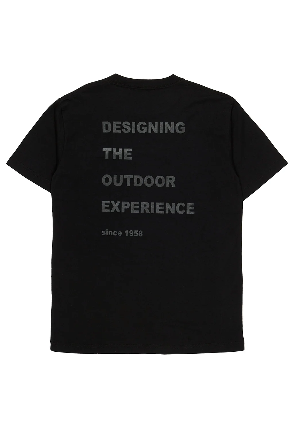 Snow Peak Reflector Message T-Shirt - Black
