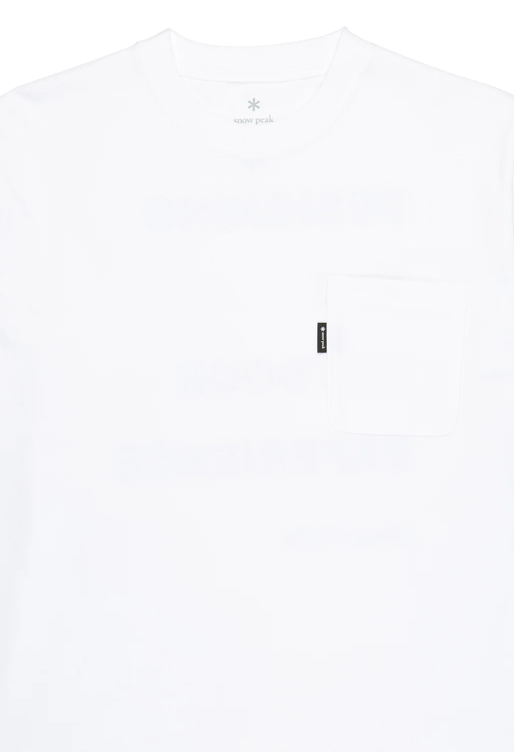 Snow Peak Reflector Message T-Shirt - White - Image 3