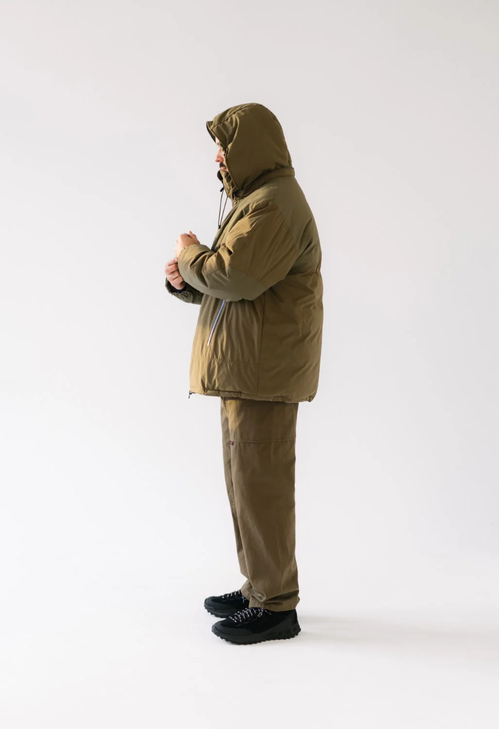 Pilgrim Surf + Supply Richter Down Jacket - Olive - Image 12