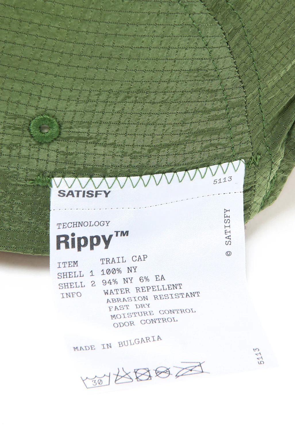 Satisfy Rippy Trail Cap - Green - Image 3