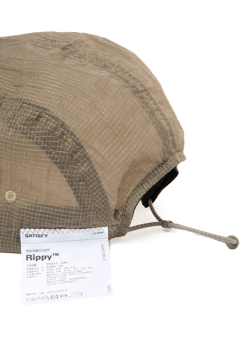 Satisfy Rippy Trail Cap - Shitake - Image 4