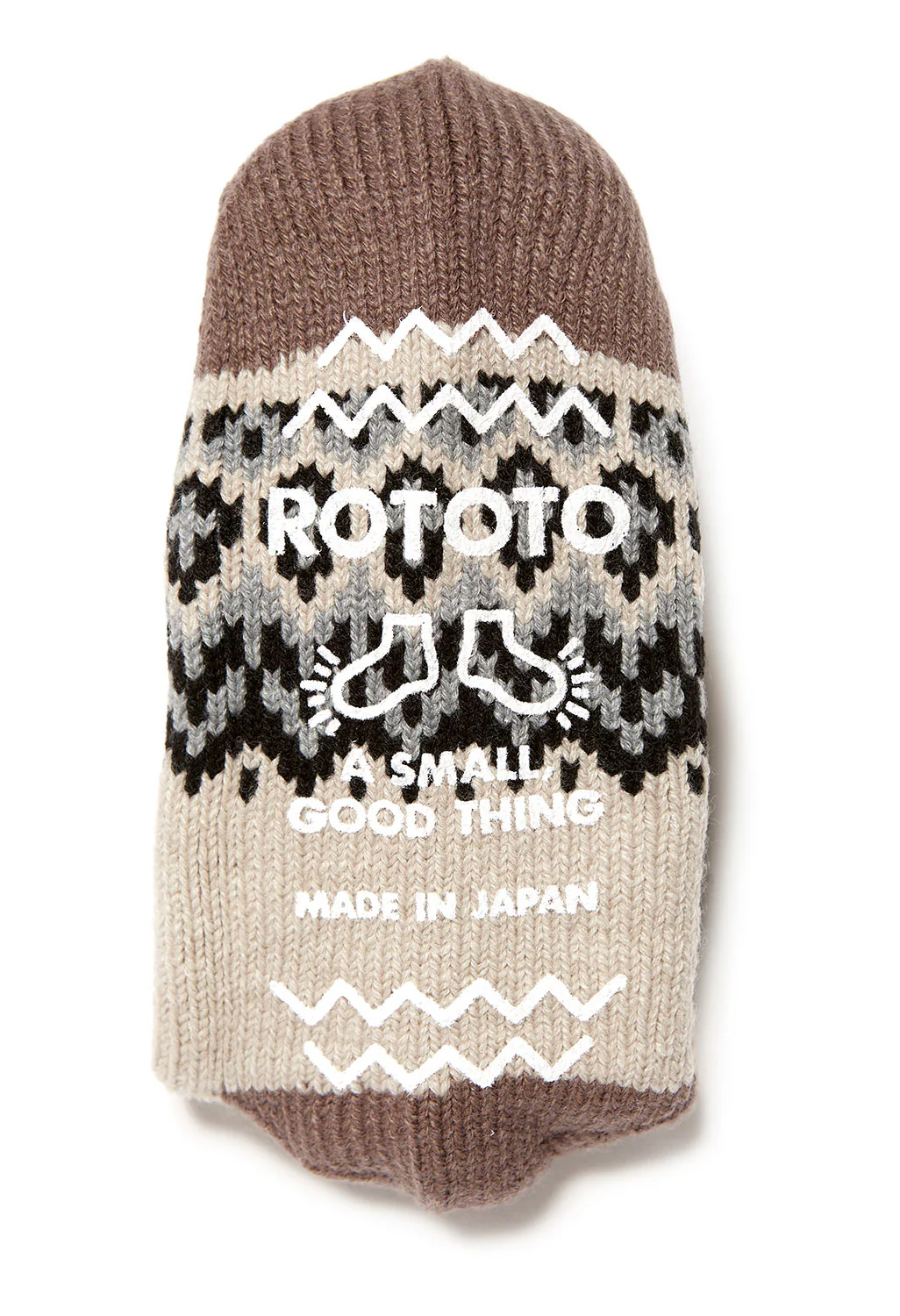 ROTOTO Comfy Room Nordic Socks - Ivory - Image 3