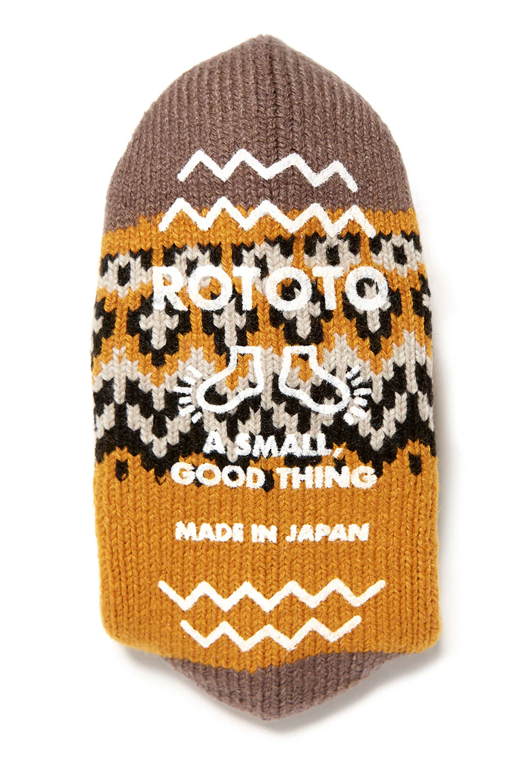 ROTOTO Comfy Room Nordic Socks - Yellow - Image 3