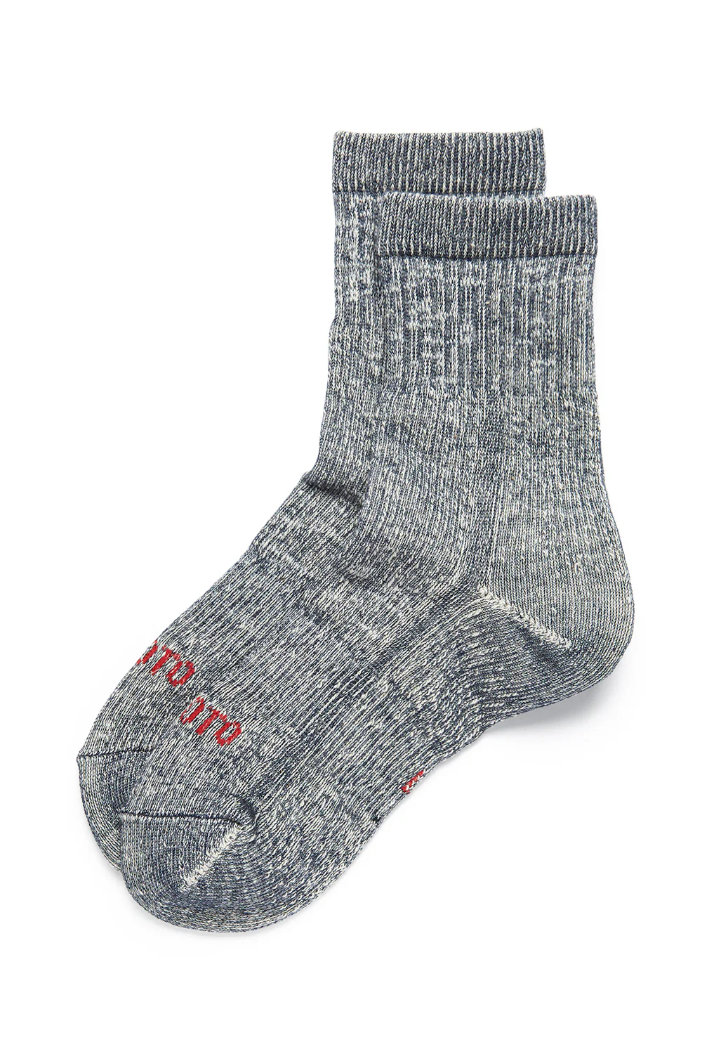 ROTOTO Double Face Organic Cotton Mid Socks - Navy