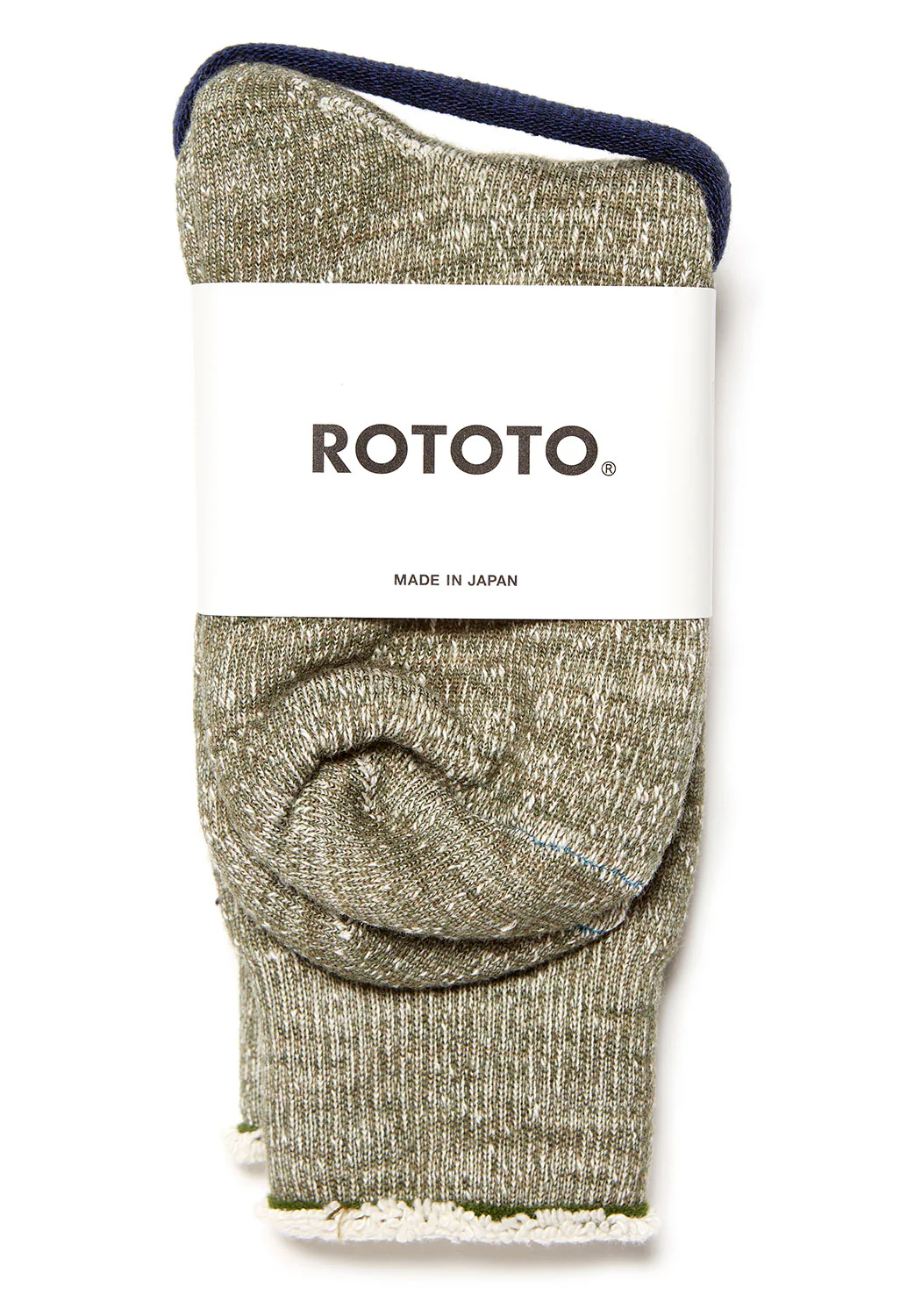 ROTOTO Double Face Socks - Army Green - Image 2