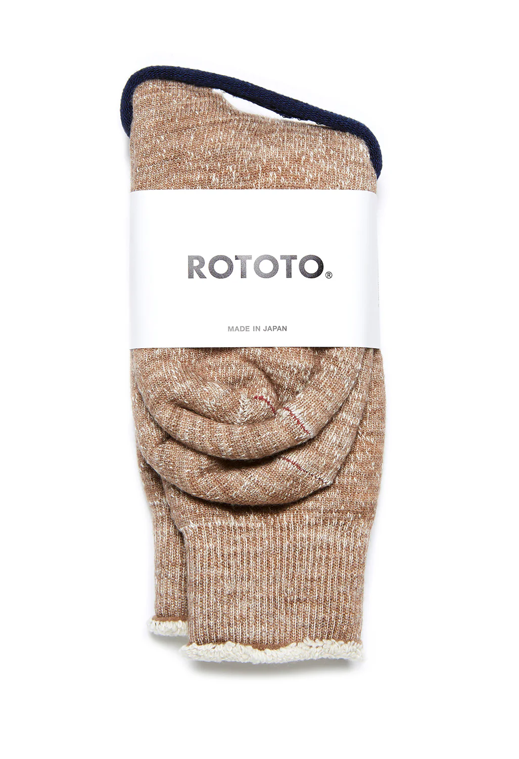 ROTOTO Double Face Socks - Camel - Image 2