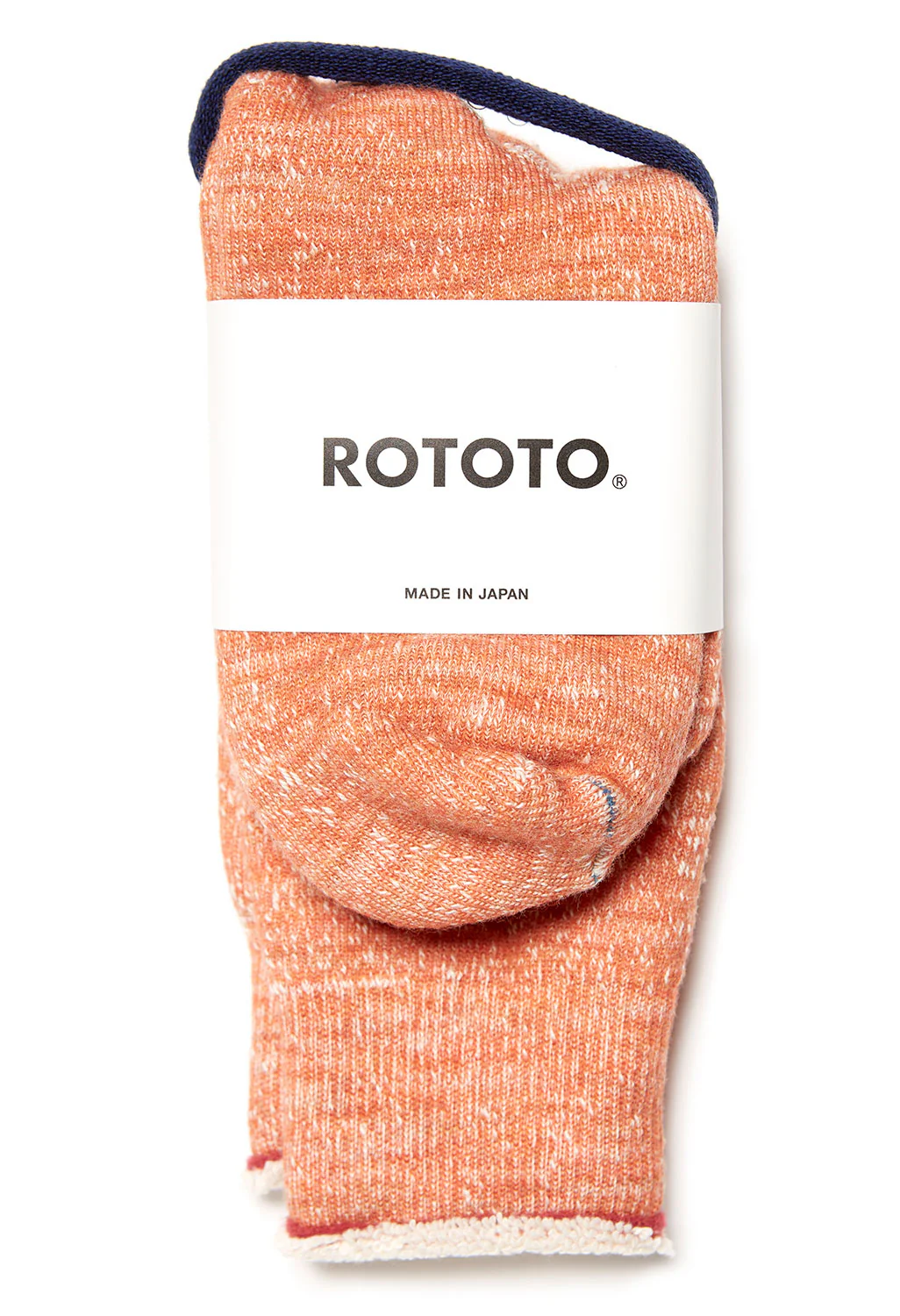 ROTOTO Double Face Socks - Orange - Image 2