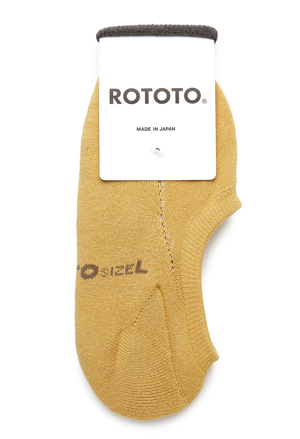ROTOTO Double Pile Foot Cover Socks - Light Yellow - Image 2