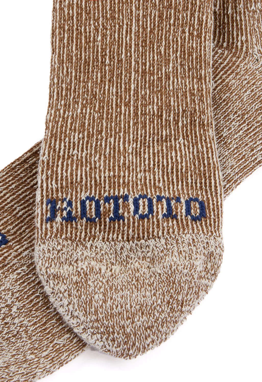 ROTOTO Hemp / Organic Cotton Pile Ankle Socks - Brown - Image 3
