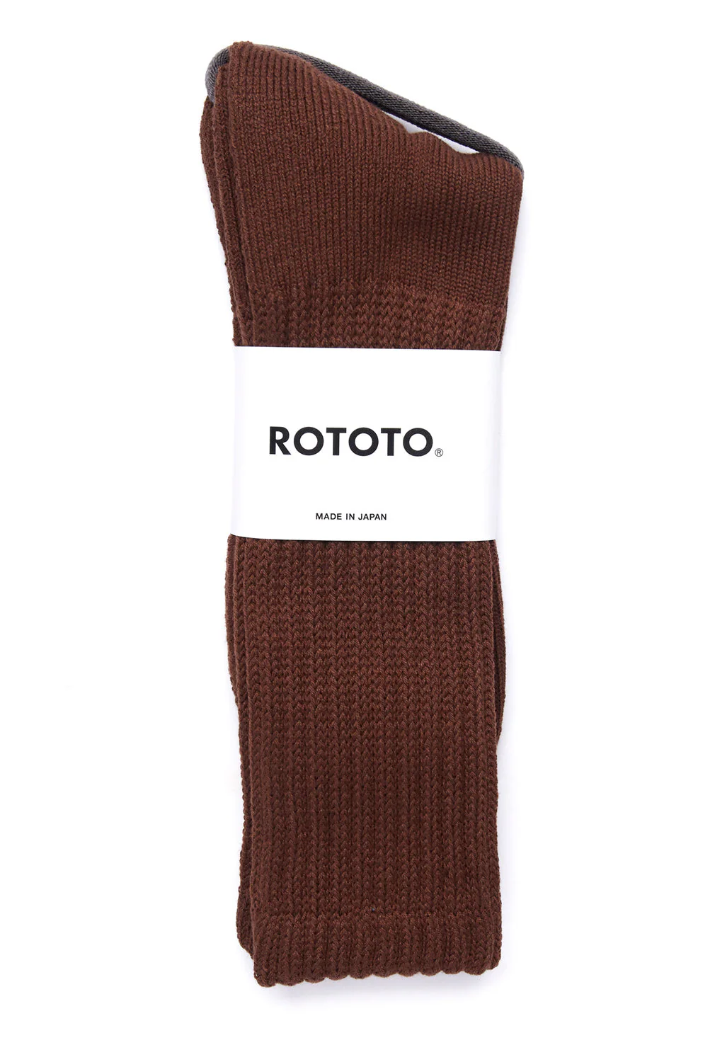 ROTOTO Loose Pile Socks - Chocolate - Image 2