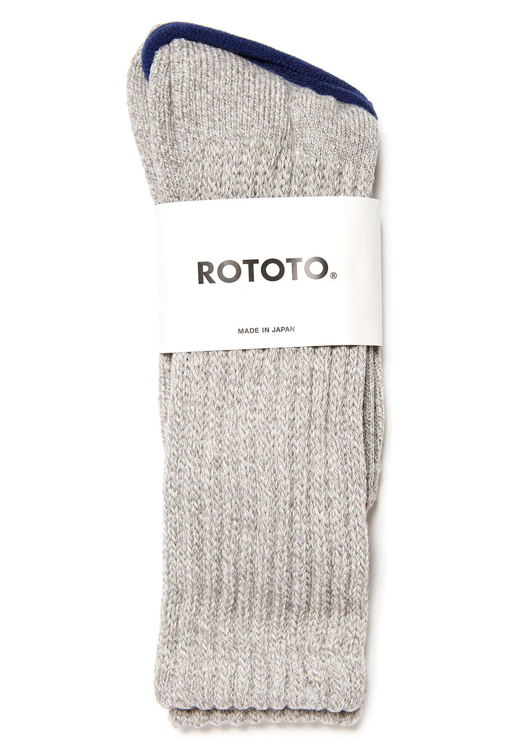 ROTOTO Loose Pile Socks - Mix Grey - Image 2