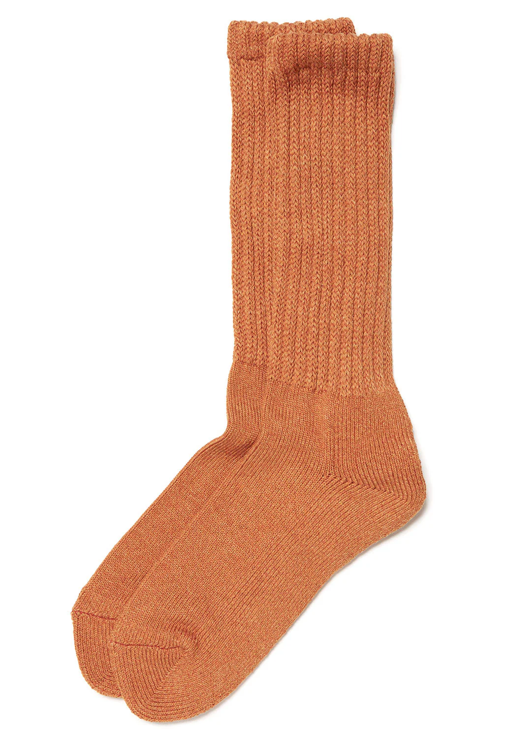 ROTOTO Loose Pile Socks - Mix Orange