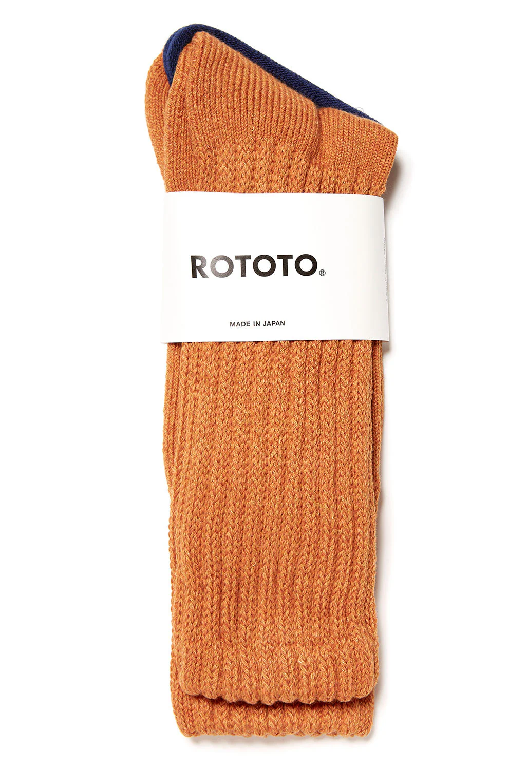 ROTOTO Loose Pile Socks - Mix Orange - Image 2