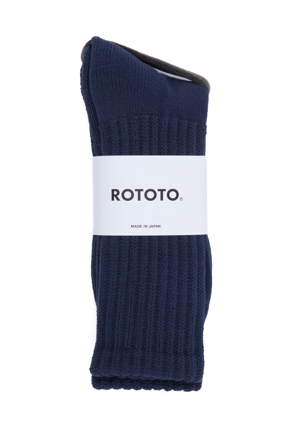 ROTOTO Loose Pile Socks - Navy - Image 2