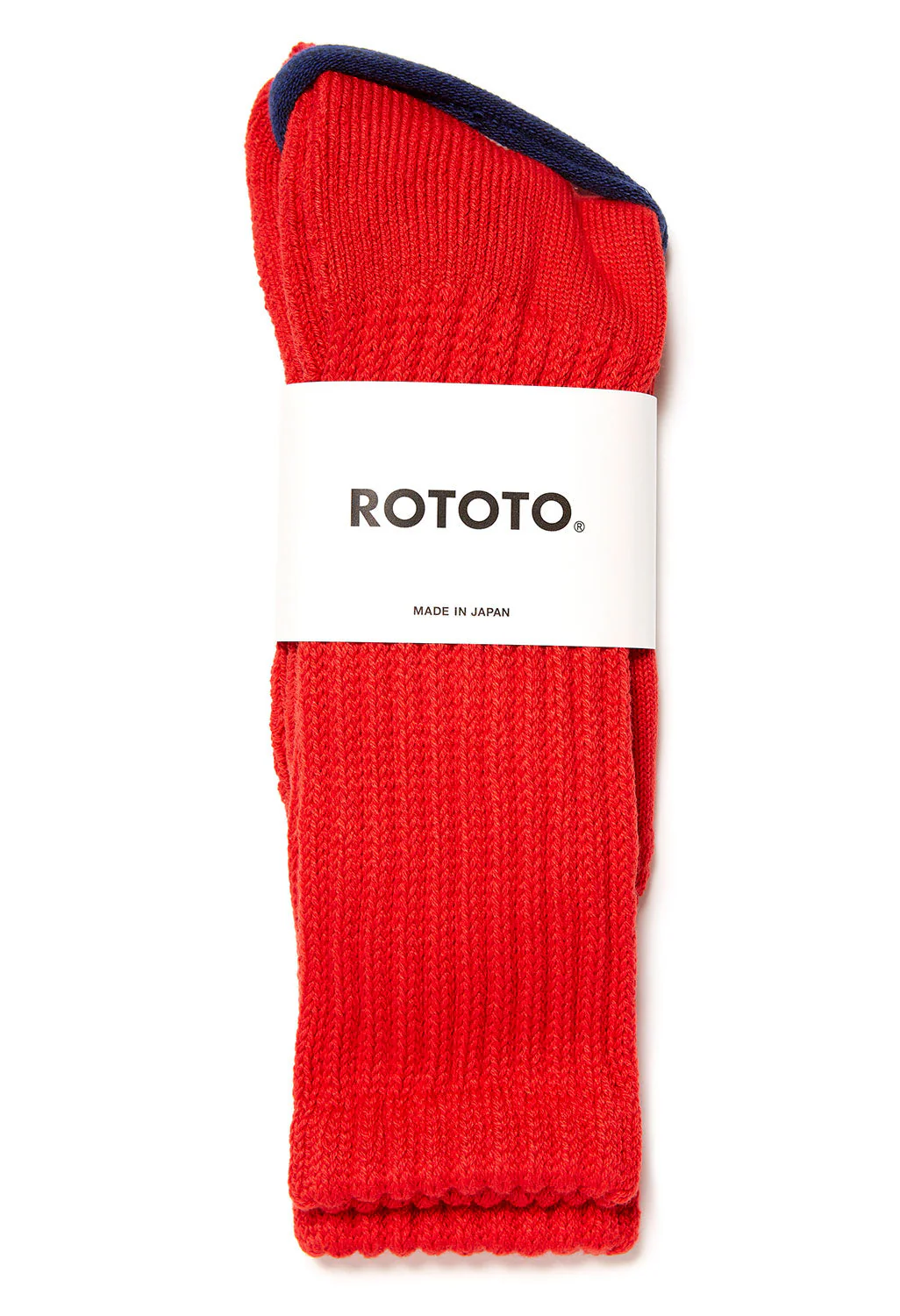 ROTOTO Loose Pile Socks - Red - Image 2