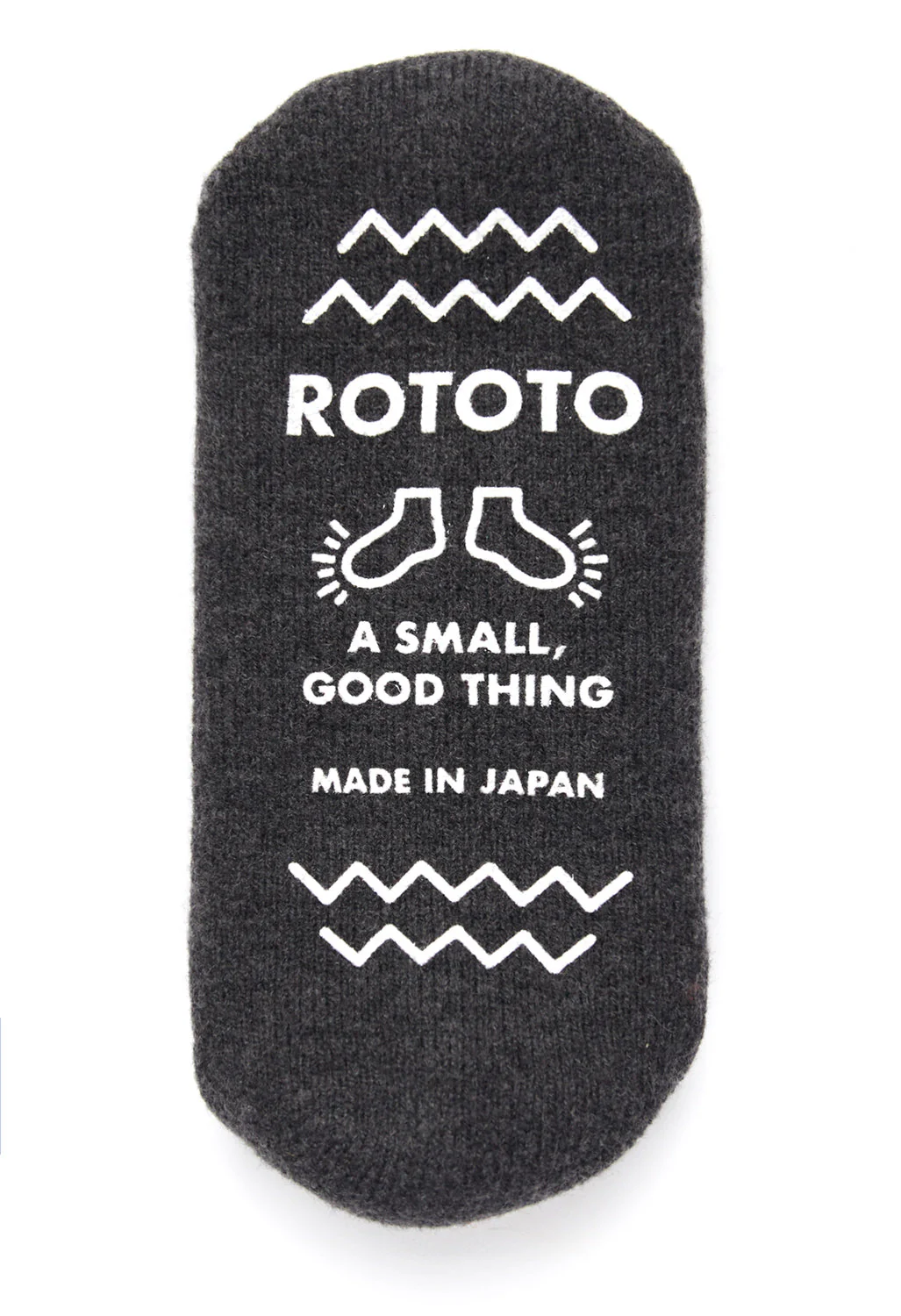 ROTOTO Pile Sock Slippers - Charcoal - Image 3