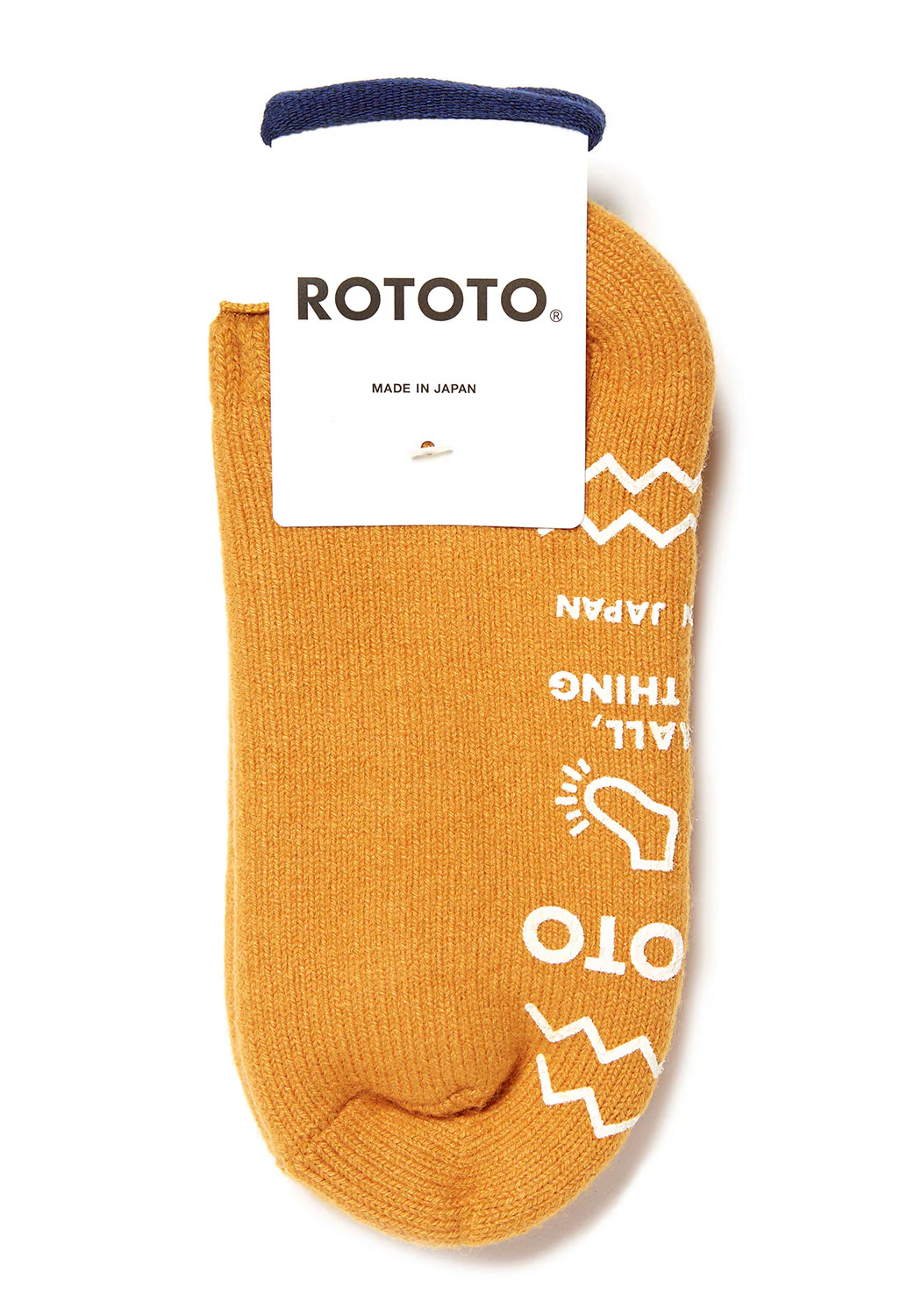 ROTOTO Pile Sock Slippers - Dark Yellow - Image 2