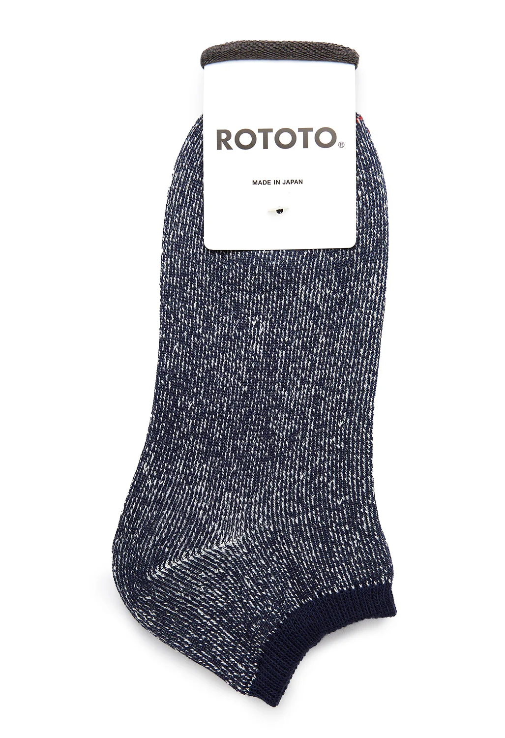 ROTOTO Washi Pile Short Socks - Navy - Image 2