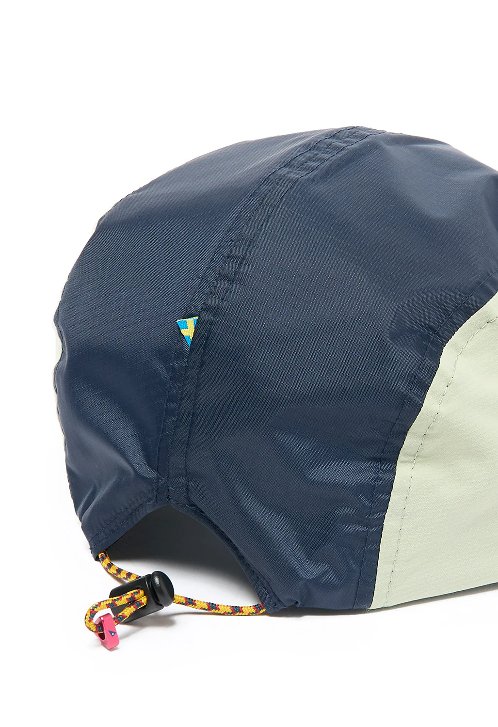 Klattermusen Runa Five Panel Cap - Indigo Blue / Swamp Green - Image 2