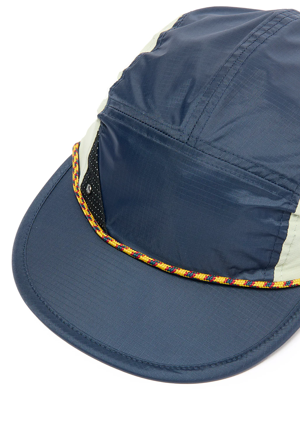 Klattermusen Runa Five Panel Cap - Indigo Blue / Swamp Green - Image 3