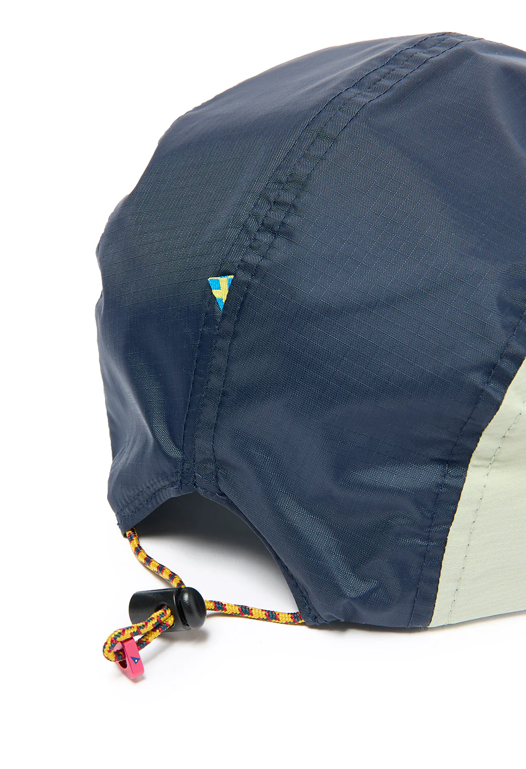 Klattermusen Runa Five Panel Cap - Indigo Blue / Swamp Green - Image 4