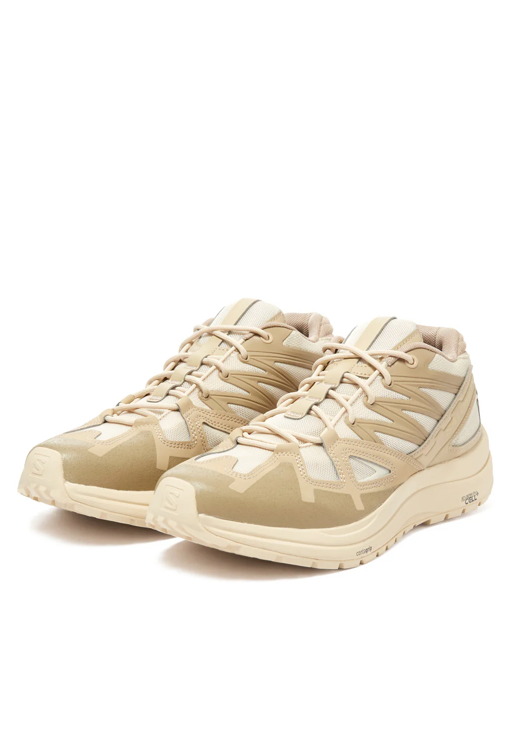 Salomon Odyssey 1 Shoes - Safari / Bleached Sand / Safari - Image 3