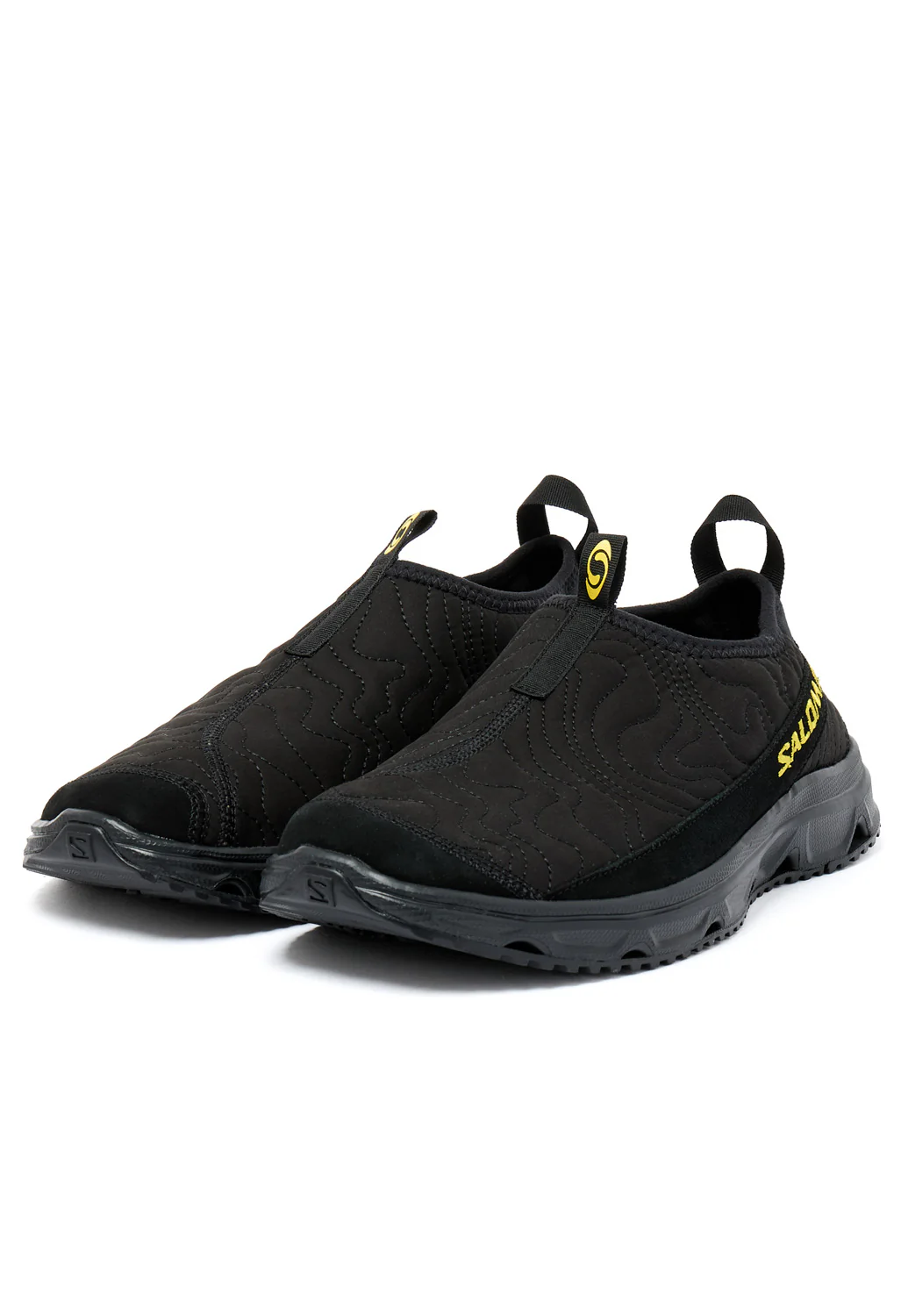 Salomon RX Moc 3.0 ATQ Slides - Black / Black / Lemon - Image 3