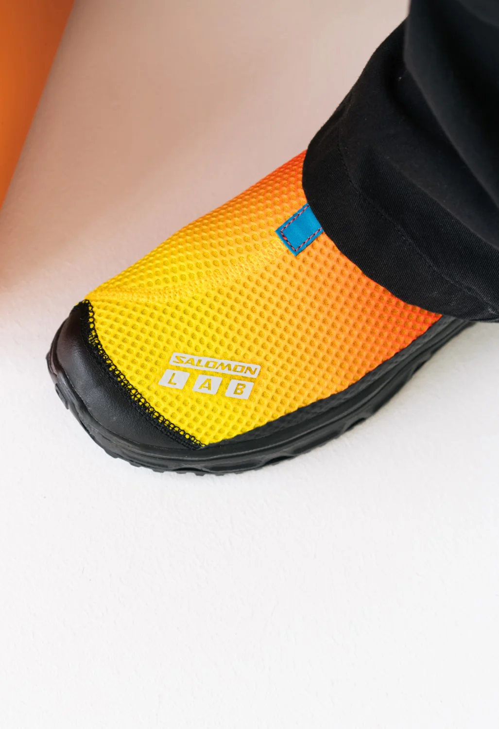 Salomon RX Moc 3.0 Trainers - Black / Lemon / High Risk Red - Image 6