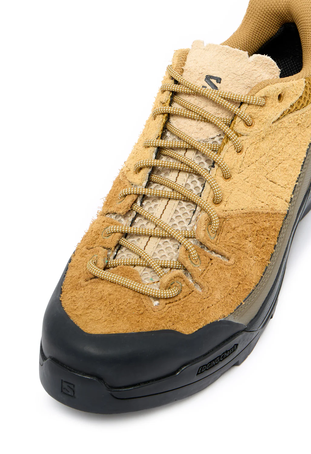 Salomon X-Alp Suede Trainers - Bronze Brown / Wood Thrush / Safari - Image 2