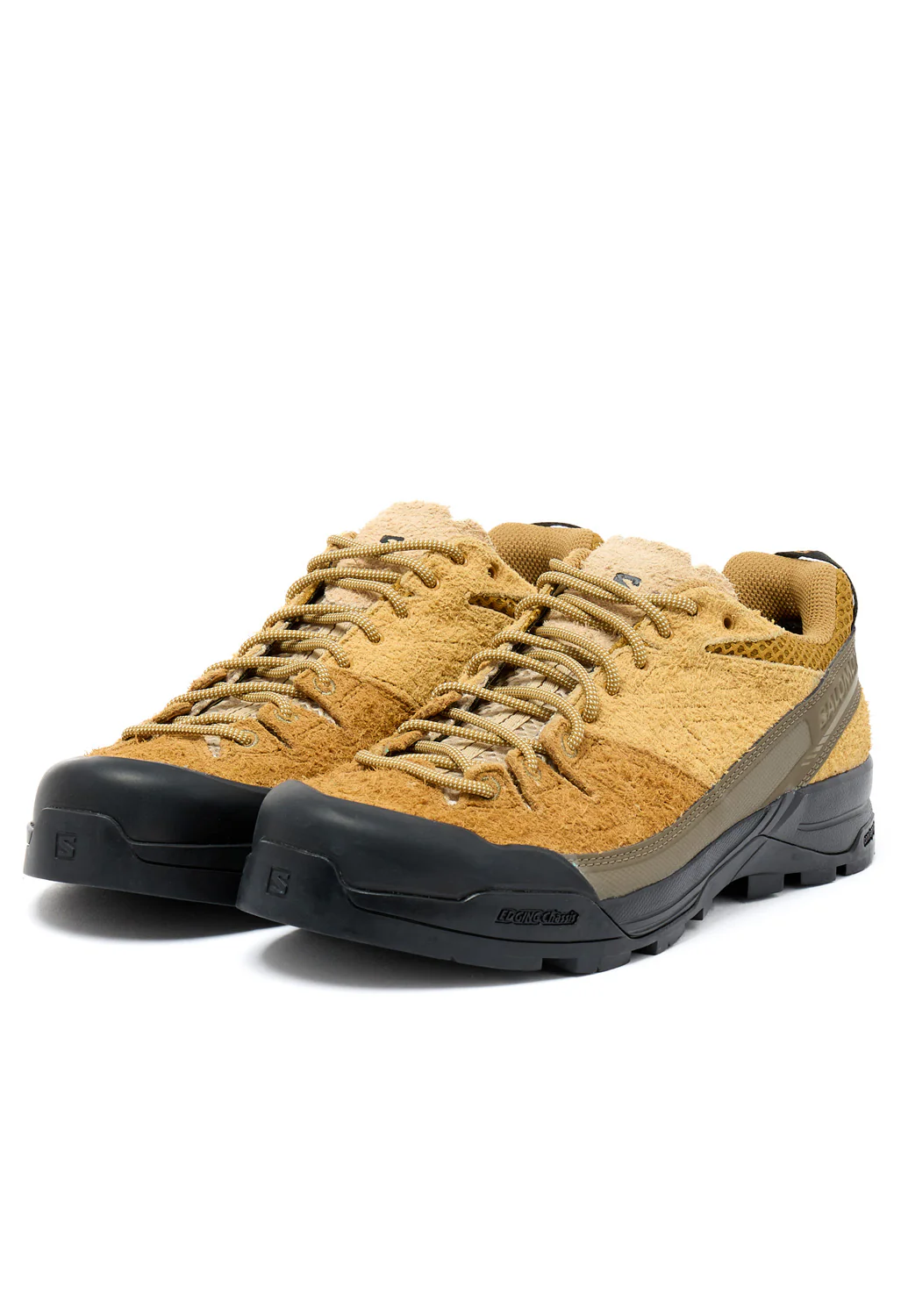 Salomon X-Alp Suede Trainers - Bronze Brown / Wood Thrush / Safari - Image 3