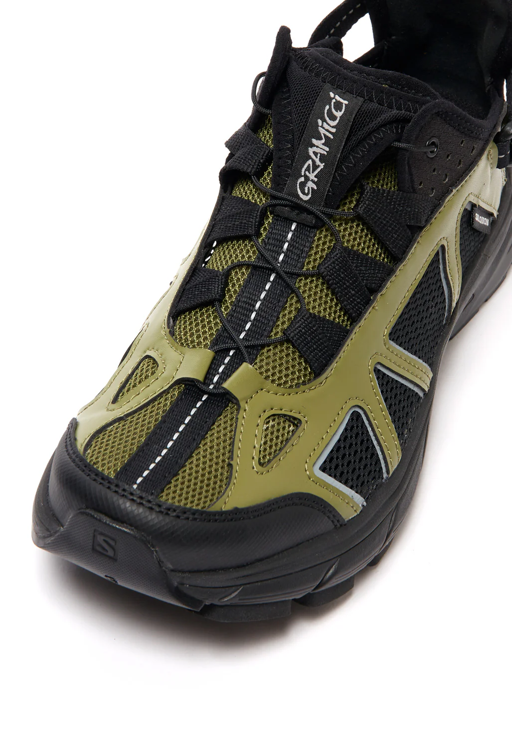 Salomon x Gramicci Techsonic Trainers - Mayfly/Black/Monument - Image 2