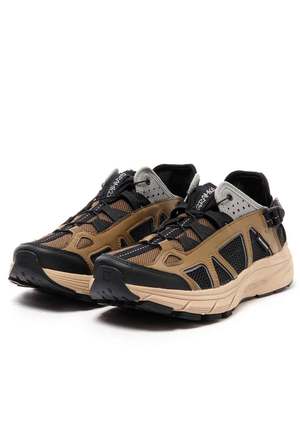 Salomon x Gramicci Techsonic Trainers - Rubber/Dark Sapphire/Black - Image 3
