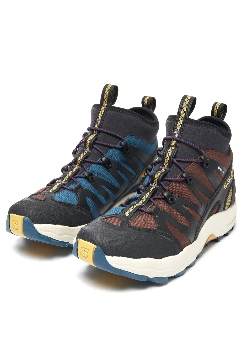 Salomon XA Pro 1 Mid GORE-TEX Men's Boots - Chocolate Fondant/Arrowwood/Black - Image 2