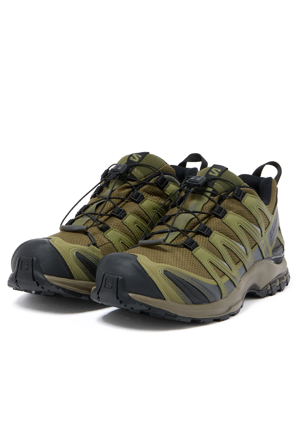 Salomon XA Pro 3D GTX Trainers - Olive Night / Black / Delicioso - Image 3