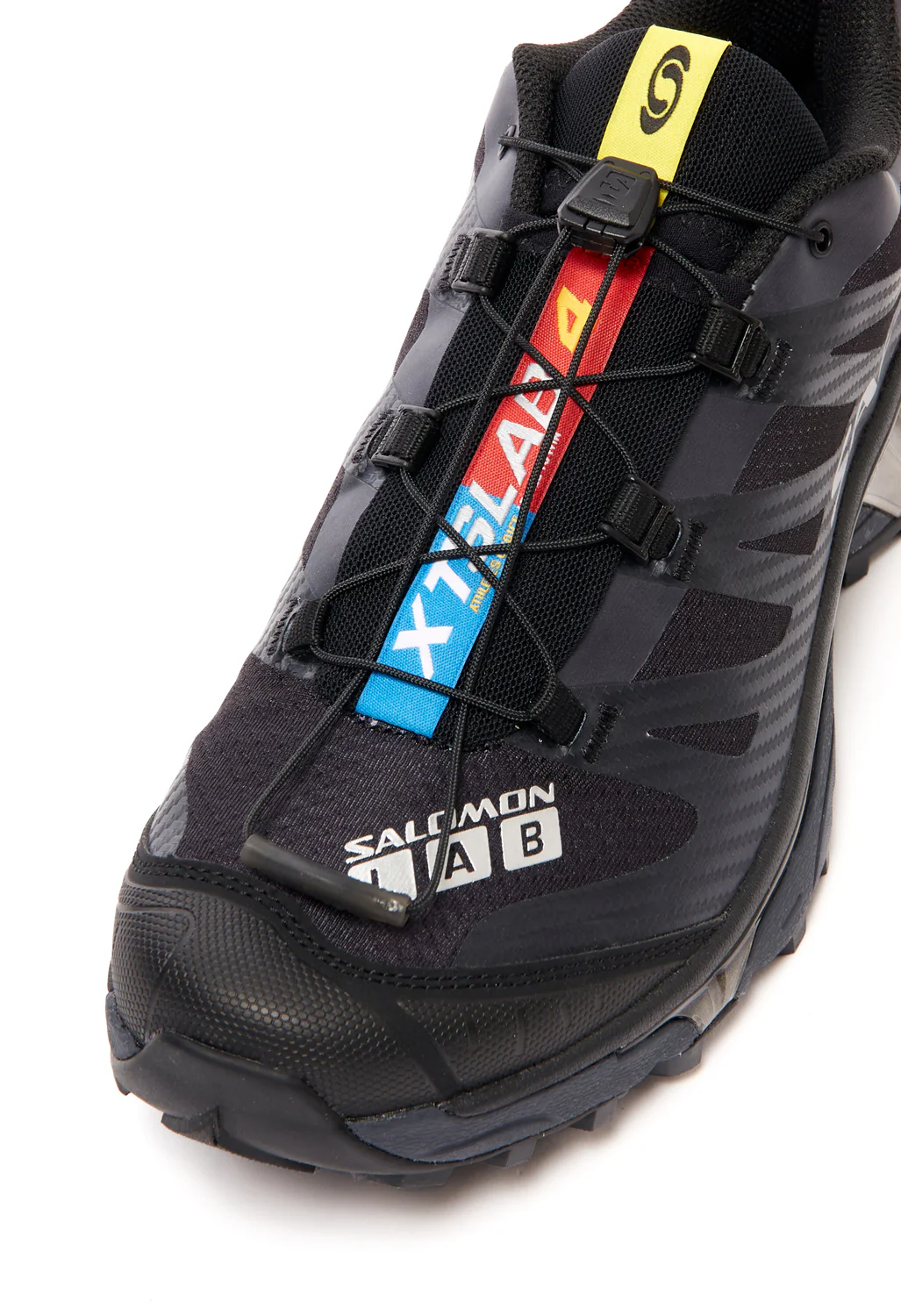 Salomon XT-4 OG Trainers - Black / Ebony / Silver Metallic X - Image 2